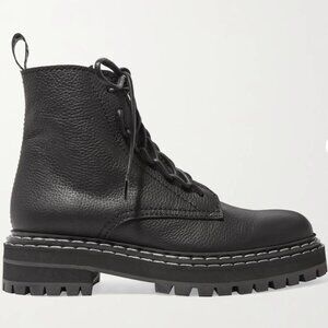 PROENZA SCHOULER Textured-leather ankle boots